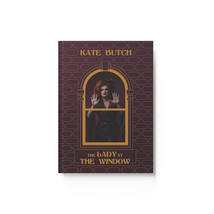 Kate Butch - Lady at the window - Hard Backed Journal Pink Swag